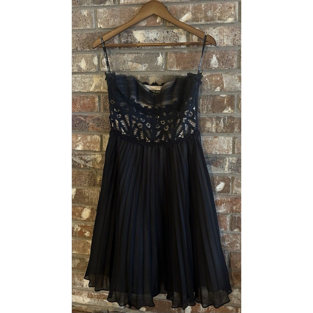 Women’s Vintage Betsey Johnson Evening Edition Black Gown With Lining Size 8